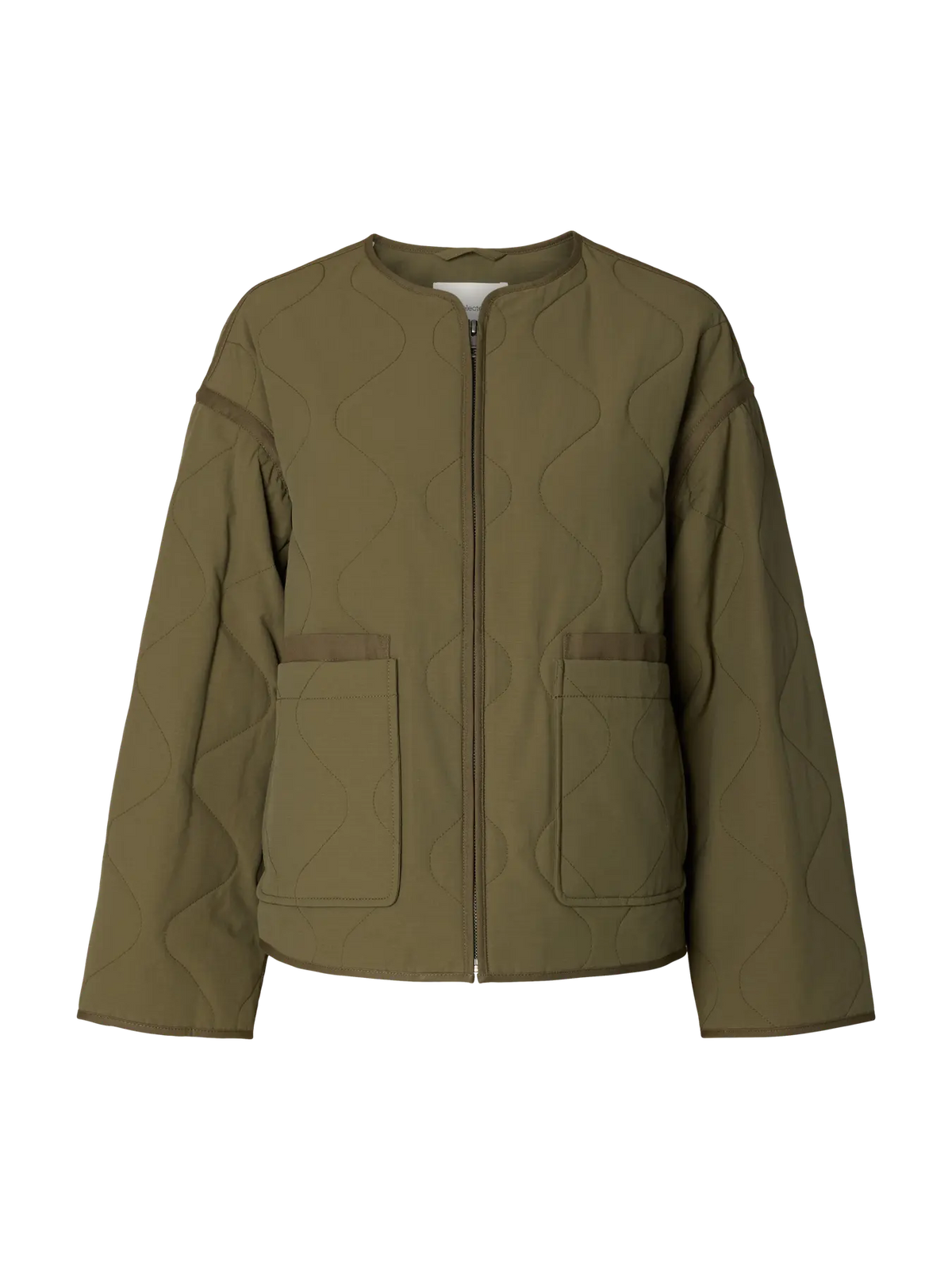 AMI QUILTED JACKET – Olive