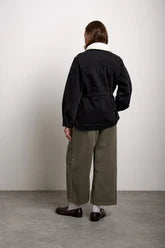 AISHA JEANS - Khaki Green
