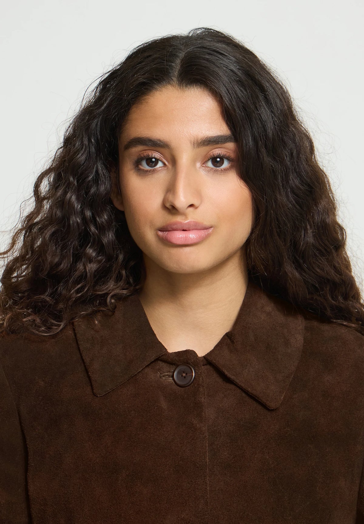 CHOCOLATE SUEDE JACKET