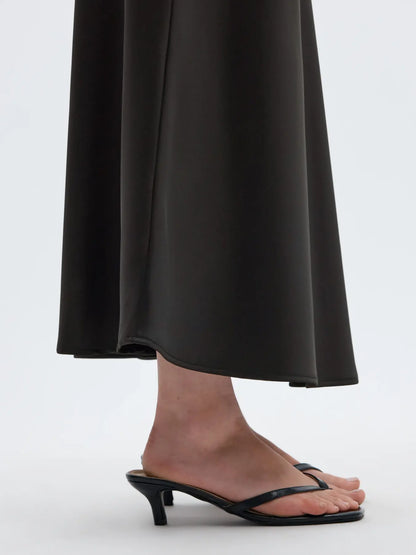LENA MIDI SKIRT - Delicioso Satin