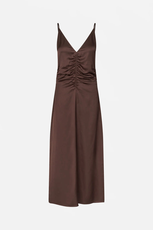 ATALIA DRESS - Coffee Bean