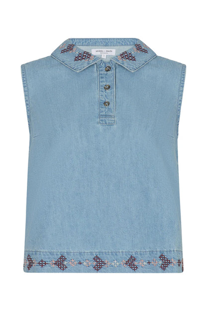 TOBI TANK TOP - Summer Sky