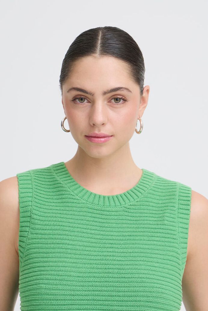 fresh_green_knit_top_sleeveless