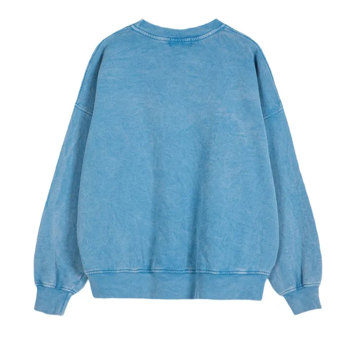 EASE ORGANIC COTTON SWEATSHIRT – Blue