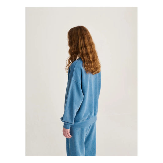 EASE ORGANIC COTTON SWEATSHIRT – Blue
