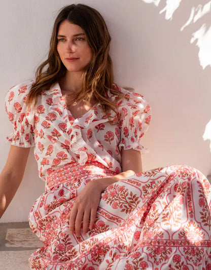 ROSIE BLOUSE - Desert Blush