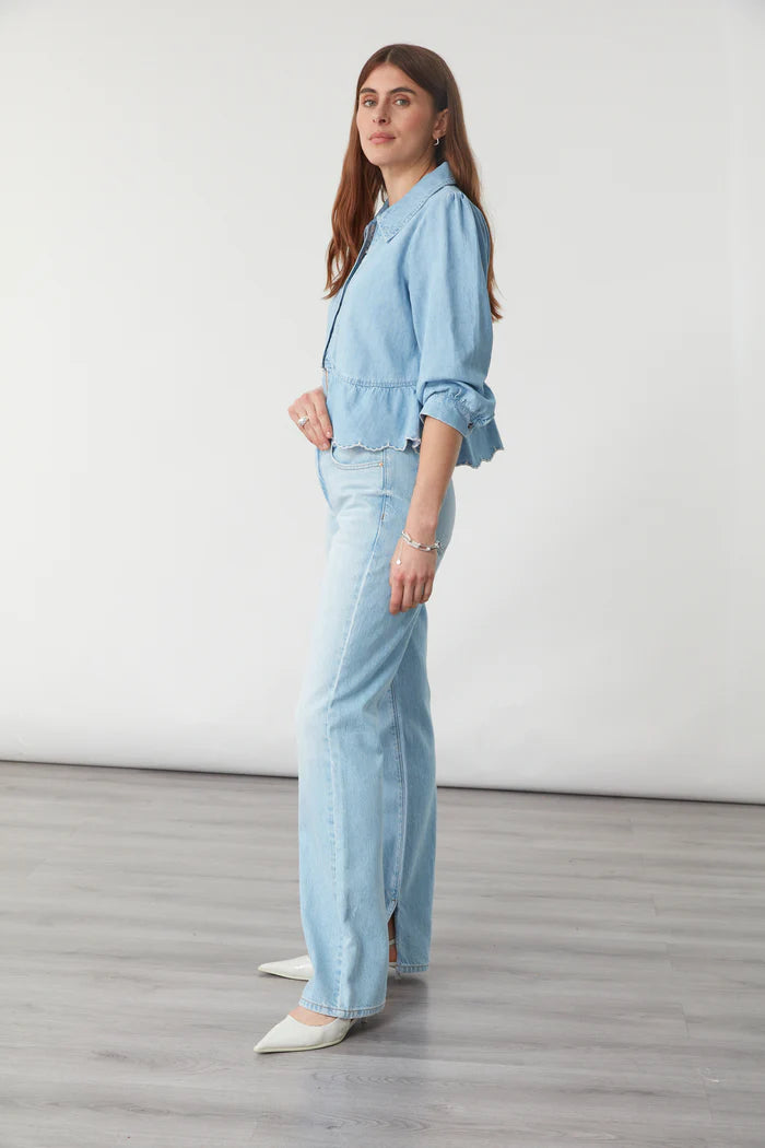 TATE BLOUSE - Summer Sky